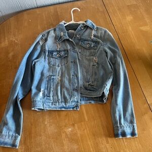 Distressed Denim Jacket